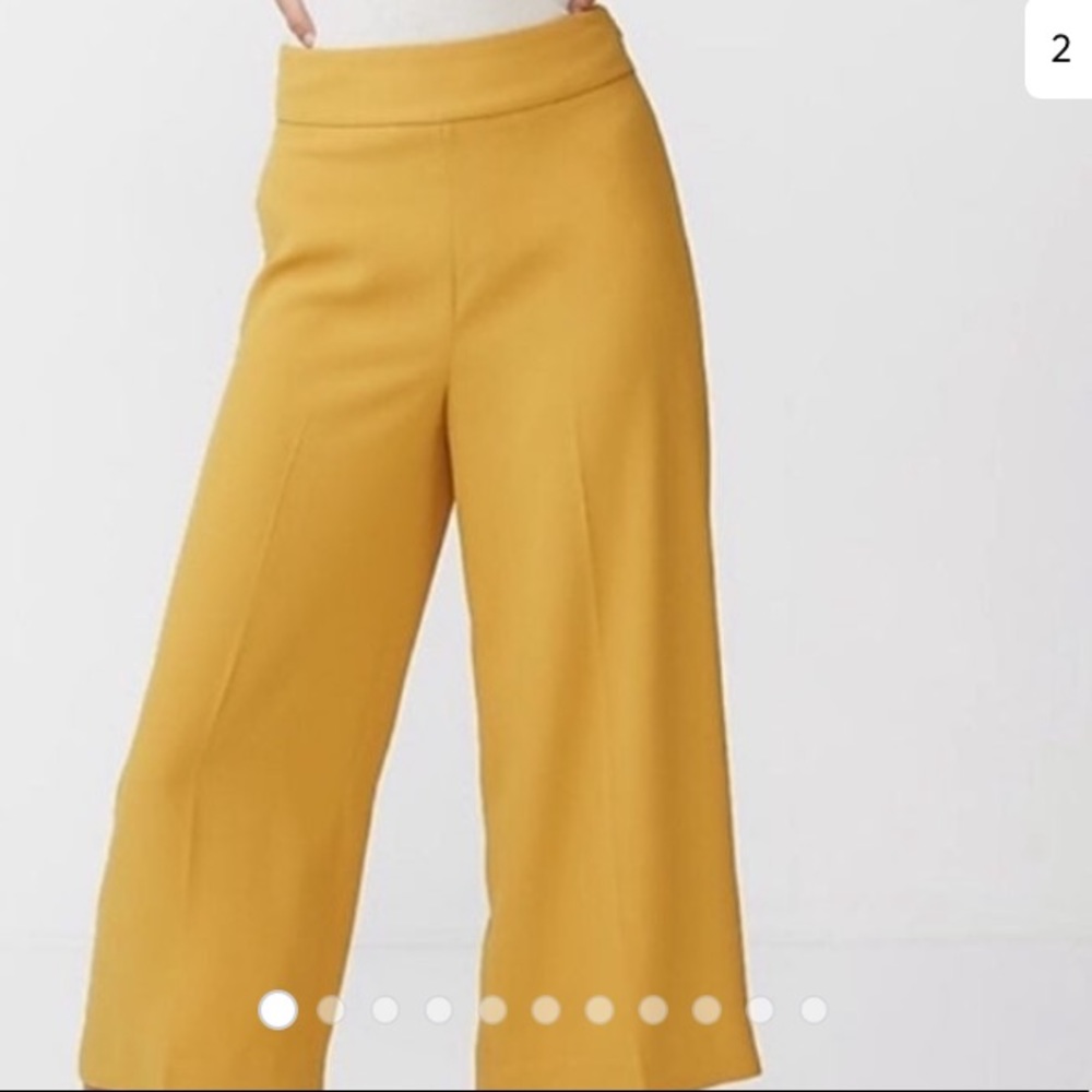 Express Cropped culottes pants high rise 6R